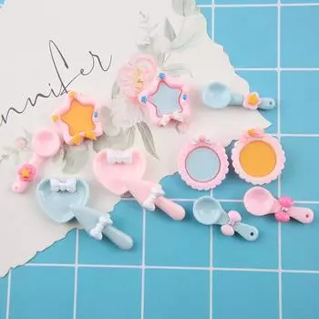 Мультяшные аксессуары: Крем-клей из смолы, чехол для мобильного телефона, резинка для волос, шпилька, самодельный стакан для воды, наклейка