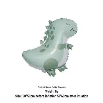 Мультяшные фольгированные шары в виде динозавра, пингвина и кита для украшения детской вечеринки по случаю дня рождения