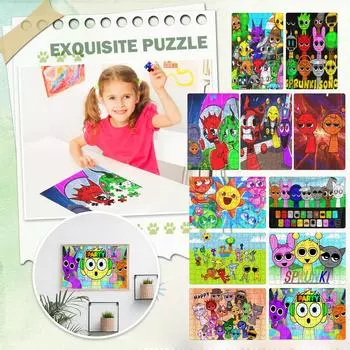 Мультяшные головоломки, головоломки, креативные подарки, детские подарки, настенные украшения One Size