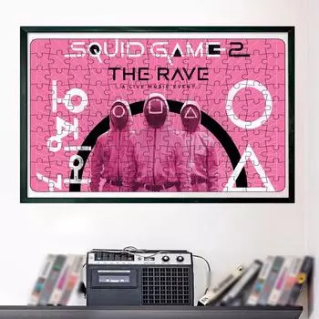 Мультяшные головоломки, головоломки, креативные подарки для семьи и детей, головоломки, детские подарки, настенные украшения, аксессуары One Size белый