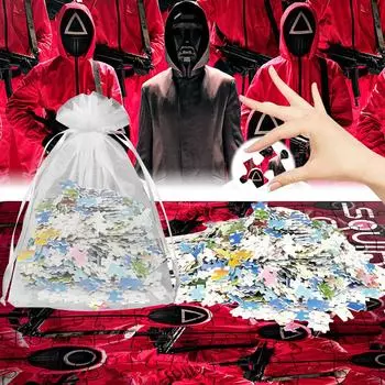 Мультяшные головоломки, головоломки, креативные подарки для семьи и детей, головоломки, детские подарки, настенные украшения, аксессуары One Size белый