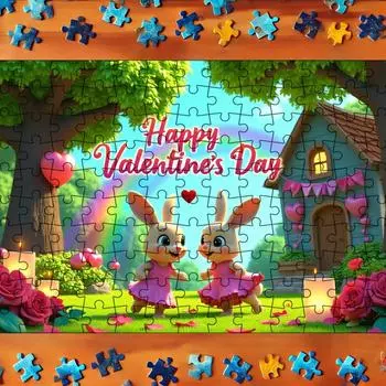 Мультяшные головоломки, головоломки, креативные подарки для семьи и детей, головоломки, детские подарки, настенные украшения, аксессуары One Size белый