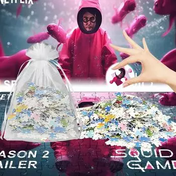 Мультяшные головоломки, головоломки, креативные подарки для семьи и детей, головоломки, детские подарки, настенные украшения, аксессуары One Size белый