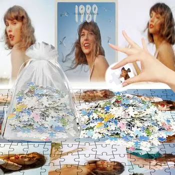 Мультяшные головоломки, головоломки, креативные подарки для семьи и детей, головоломки, детские подарки, настенные украшения, аксессуары One Size белый
