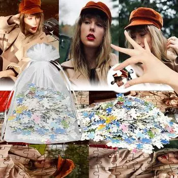 Мультяшные головоломки, головоломки, креативные подарки для семьи и детей, головоломки, детские подарки, настенные украшения, аксессуары One Size белый