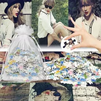 Мультяшные головоломки, головоломки, креативные подарки для семьи и детей, головоломки, детские подарки, настенные украшения, аксессуары One Size белый