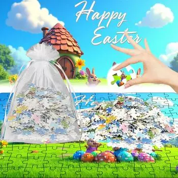 Мультяшные головоломки, головоломки, креативные подарки для семьи и детей, головоломки, детские подарки, настенные украшения, аксессуары One Size белый