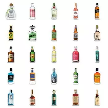 Мультяшные граффити-наклейки с изображением пива и шампанского/вымпелы для украшения тематической вечеринки Октоберфест 180*100*40CM разноцветные