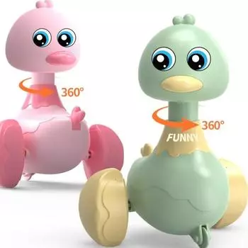 Мультяшные качели Желтая утка Раннее детство Развивающие головоломки Игрушки для детей Интерактивная машина Реквизит для фотосъемки новорожденных Игрушки розовый