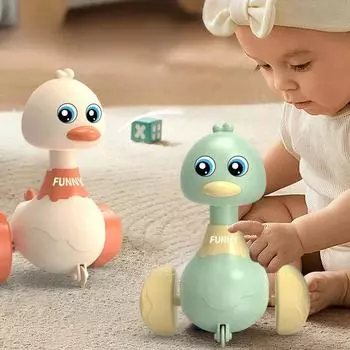 Мультяшные качели Желтая утка Раннее детство Развивающие головоломки Игрушки для детей Интерактивная машина Реквизит для фотосъемки новорожденных Игрушки розовый