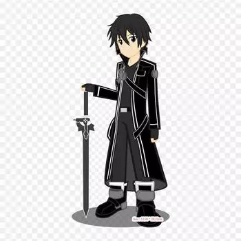 Мультяшные Кирито, железные нашивки для одежды, наклейки с аппликацией на одежду, термочувствительная нашивка на заказ