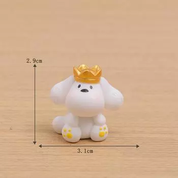 Мультяшные креативные фигурки, миниатюры, милые собаки, кошки, пейзажные украшения, украшения для дома, стол, украшение для автомобиля, маленькие украшения