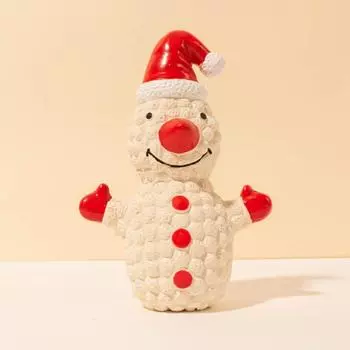 Мультяшные латексные игрушки для собак рождественские подарки милый лось снеговик Санта-Клаус питомец жевательные скрежещущие чистящие игрушки для зубов интерактивная игрушка для питомца