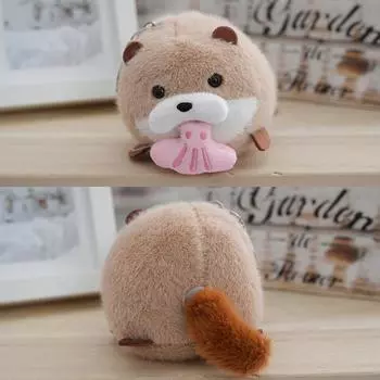 Мультяшные маленькие животные игрушка брелок кавайный зверек тянуть проволоку мягкая кукла изысканный рюкзак украшения аксессуары подарки на день рождения