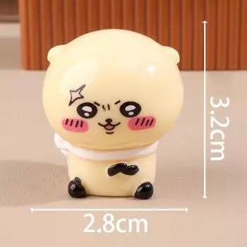Мультяшные милые мини фигурки Чиикавы Миниатюрные настольные украшения для автомобилей Поделки своими руками Украшения Аксессуары Детские подарки