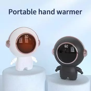 Мультяшные мини-зимние удобные грелки для рук астронавтов, портативные электрические карманные обогреватели с зарядкой от USB, домашний декор для рабочего стола