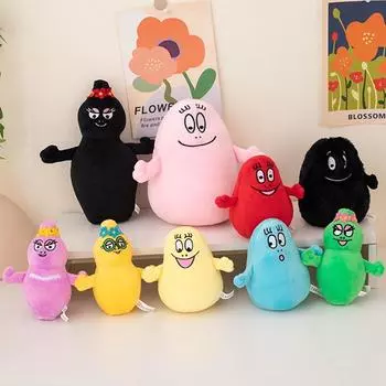 Мультяшные плюшевые игрушки Barbapapa, мягкие куклы для малышей, комфортные мягкие подарочные игрушки, домашний декор, подарки на день рождения для девочек и детей see choose option