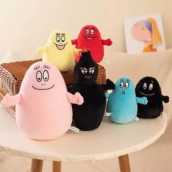 Мультяшные плюшевые игрушки Barbapapa, мягкие куклы для малышей, удобные мягкие подарочные игрушки, домашний декор, подарки на день рождения для девочек и детей