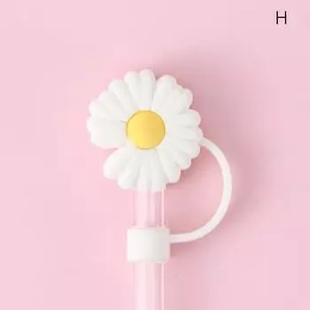 Мультяшные силиконовые насадки для соломинок, пылезащитный колпачок для питья, брызгозащищенные заглушки, креативные аксессуары для чашек, инструменты для уплотнения стеклянной соломинки as the picture