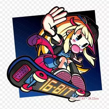 Мультяшные Синон Кирито, железные нашивки для одежды, наклейки с аппликацией на одежду, термочувствительная нашивка на заказ