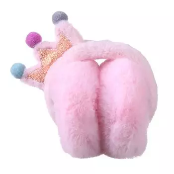 Мультяшные струящиеся пески кошачьи ушки для осени и зимы теплые плюшевые ветрозащитные милые складные наушники