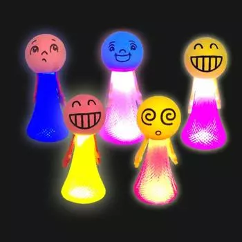 Мультяшные светящиеся игрушки EVA Fidget Toys Растягивающиеся сжимающие веселые прыгающие куклы игры в подарок S-Nonluminous