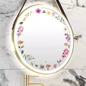 Мультяшные теплые розовые зеленые радужные цветы гостиная спальня крыльцо украшение дома настенные наклейки самоклеящиеся украшения для комнаты