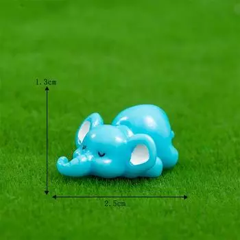 Мультяшные украшения в виде слона, каваи, животное, комната, стол, украшения для автомобиля, подарки