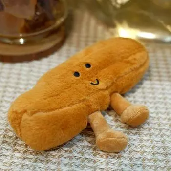Мультяшные жареные палочки из теста, плюшевая игрушка, брелок, милая креативная мягкая кукла, брелок для ключей от машины, рюкзак, сумка, декор, подарок для ребенка