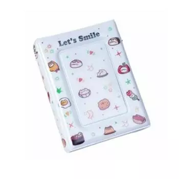 Мультяшные животные Конверт Фотоальбом 3 дюйма Держатель для хранения фотографий Книга для визиток Фотокарточка Sushi