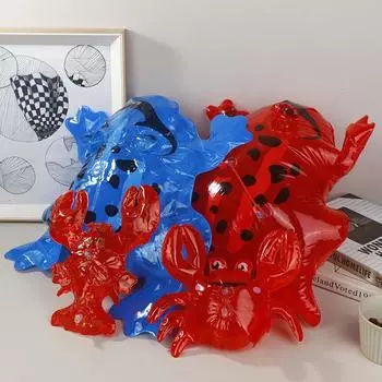 Мультяшные животные Модель ПВХ надувная игрушка Лягушка Эластичная лягушка Детские игрушки Праздничное украшение для вечеринки Детские классические игрушки