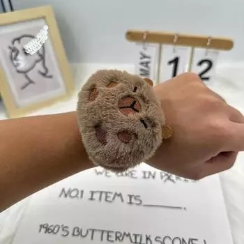 Мультяшные животные, плюшевые, симпатичные, капибара, плюшевые, детские, плюшевые, мультяшные, папа, кольцо, браслет, куклы хаки