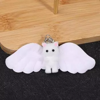 Мультяшный ангел, стайка, кошка, ремешок для телефона, милый ремешок для сотового телефона с крыльями, брелок, цепочка для мобильного телефона, аксессуары