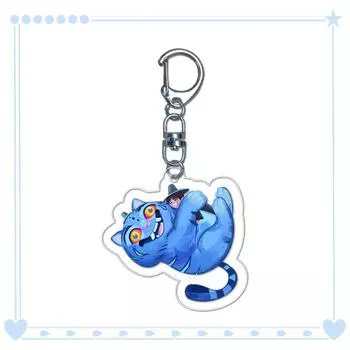 Мультяшный Аниме Фильм Прозрачный Акриловый Брелок Подвеска, Изысканный Подарок Подвесные Аксессуары Для Рюкзаков One Size
