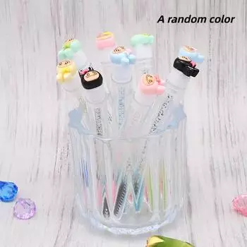 Мультяшный бантик Labubu Туба для кисточки для ресниц Аппликатор для кисточки для ресниц Для наращивания ресниц Пыленепроницаемая туба для кисточки-палочки для туши для ресниц