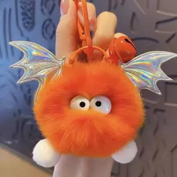 Мультяшный брелок милый школьный портфель кукла кулон плюшевый брелок One Size