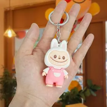 Мультяшный брелок в виде овечки, милая кукла-овечка, подвеска для школьного рюкзака, брелок для ключей от машины