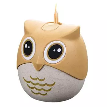 Мультяшный держатель для зубочисток забавный милый сова держатель для зубочисток портативный декоративный чехол для зубочисток для H