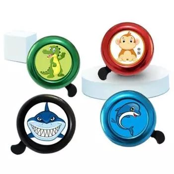 Мультяшный детский велосипедный звонок с высоким звуком, креативный баланс велосипеда, горная машина, руль, гудок, громкий аксессуар для украшения коляски