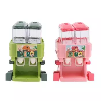 Мультяшный динозавр, игрушечный диспенсер для воды, милый фонтанчик для питья сока и молока, имитация кухонной игрушки, машина для питья для детей розовый