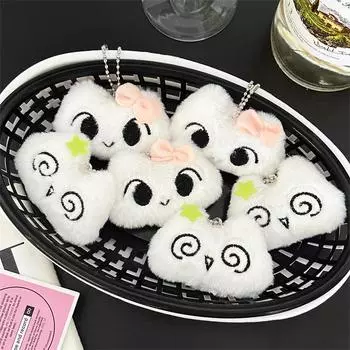 Мультяшный Диззи Кот Большеглазый Кот Брелок Подвеска Плюшевая Кукла Игрушки Милый Котенок Брелок Рюкзак Подвески Автомобиль Сумка Декор Парные Подарки