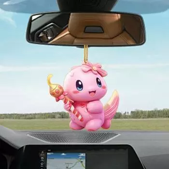 Мультяшный дракон подвесное украшение с шнурком подвеска для зеркала заднего вида автомобиля 9