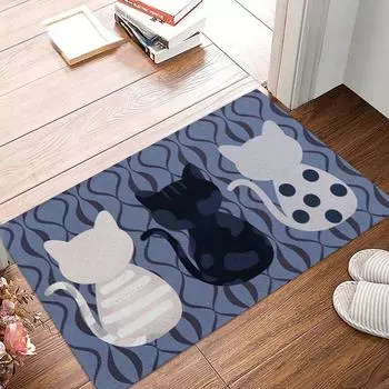 Мультяшный дверной коврик для гостиной, домашний коврик, грязеотталкивающий и простой в уходе 40x60cm