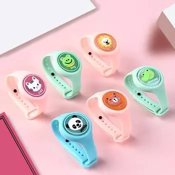 Мультяшный флеш-накопитель браслет от комаров светящиеся часы от комаров мигающие детские часы от комаров 1PC