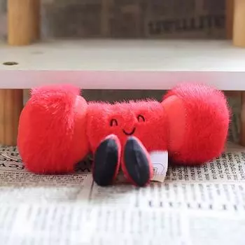 Мультяшный футбольный плюшевый брелок, бильярд, волейбол, гантели, мягкая кукла-подвеска, кольцо для ключей, декор для рюкзака, подарок для ребенка