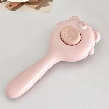 Мультяшный гребень для массажа домашних животных, расческа из нержавеющей стали, расческа для удаления шерсти у собак и кошек, расческа для удаления шерсти у собак розовый