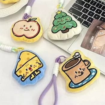 Мультяшный хлебный торт плюшевая игрушка брелок сыр сыр мягкая кукла кулон автомобильный брелок рюкзак сумка Декор детский подарок