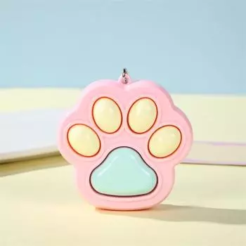 Мультяшный Каваи Кошачья Лапка Кнопка Антистресс Игрушка Брелок Подвеска Милая Подвеска для Сумки Креативный Брелок Украшение для Рюкзака