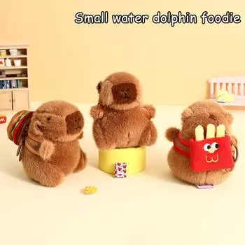 Мультяшный кавайный брелок-подвеска Capybara, милый автомобильный брелок, новинка, креативный рюкзак, украшения, аксессуары, подарки