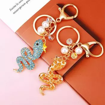 Мультяшный китайский зодиакальный змея кулон брелок сумка кулон украшение автомобильный брелок аксессуары подарок на вечеринку